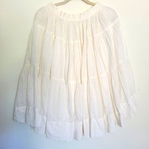Vintage handmade cotton petticoat skirt
